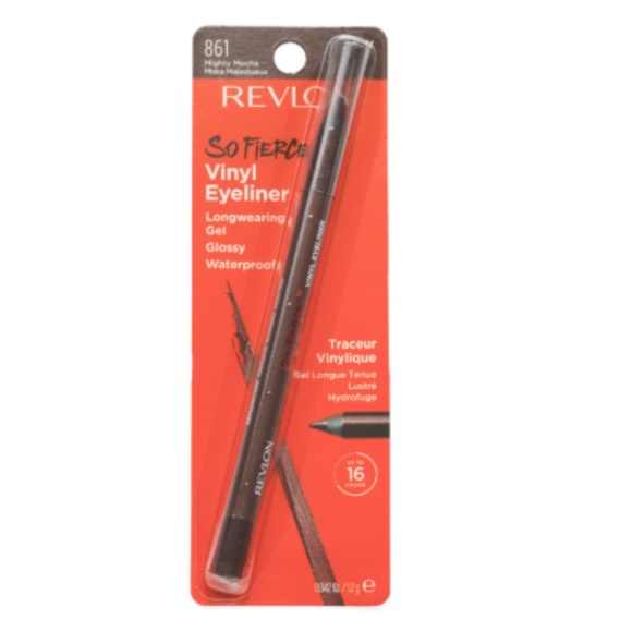 New REVLON So Fierce Waterproof Vinyl Gel Eyeliner Pencil Mocha - Picture 1 of 2